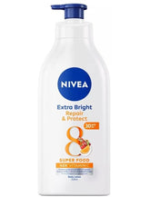 NIVEA Extra Bright Repair Protect Vitamin C Body Lotion with 8 Superfoods SPF30 350ml